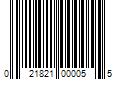 Barcode Image for UPC code 021821000055