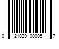 Barcode Image for UPC code 021829000057