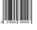 Barcode Image for UPC code 02183243400023