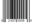 Barcode Image for UPC code 021837000056