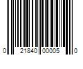 Barcode Image for UPC code 021840000050