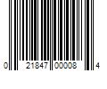 Barcode Image for UPC code 021847000084