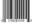 Barcode Image for UPC code 021852000055