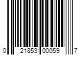 Barcode Image for UPC code 021853000597