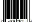 Barcode Image for UPC code 021853030112