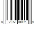 Barcode Image for UPC code 021853040029