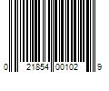 Barcode Image for UPC code 021854001029