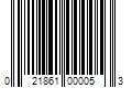 Barcode Image for UPC code 021861000053