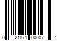 Barcode Image for UPC code 021871000074