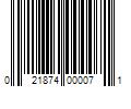 Barcode Image for UPC code 021874000071