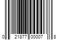 Barcode Image for UPC code 021877000078