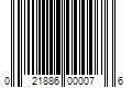 Barcode Image for UPC code 021886000076