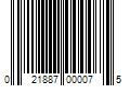 Barcode Image for UPC code 021887000075