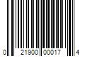 Barcode Image for UPC code 021900000174