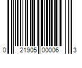 Barcode Image for UPC code 021905000063