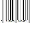 Barcode Image for UPC code 0219065013492