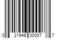 Barcode Image for UPC code 021946000077