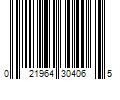 Barcode Image for UPC code 021964304065