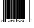 Barcode Image for UPC code 021967000087