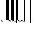 Barcode Image for UPC code 021980000071