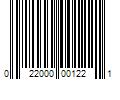 Barcode Image for UPC code 022000001221