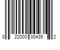 Barcode Image for UPC code 022000004352