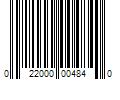 Barcode Image for UPC code 022000004840