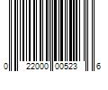 Barcode Image for UPC code 022000005236