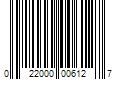 Barcode Image for UPC code 022000006127