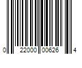 Barcode Image for UPC code 022000006264