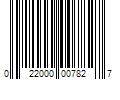 Barcode Image for UPC code 022000007827