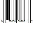 Barcode Image for UPC code 022000007872