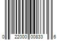 Barcode Image for UPC code 022000008336