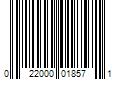 Barcode Image for UPC code 022000018571