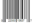 Barcode Image for UPC code 022000135377