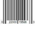 Barcode Image for UPC code 022000155863