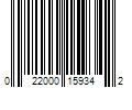 Barcode Image for UPC code 022000159342