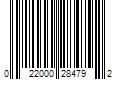 Barcode Image for UPC code 022000284792