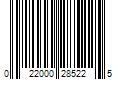 Barcode Image for UPC code 022000285225