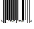 Barcode Image for UPC code 022000285966