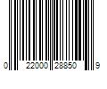 Barcode Image for UPC code 022000288509