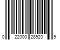 Barcode Image for UPC code 022000289209