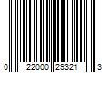 Barcode Image for UPC code 022000293213