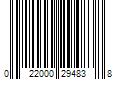 Barcode Image for UPC code 022000294838