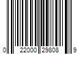 Barcode Image for UPC code 022000298089