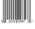 Barcode Image for UPC code 022000298577