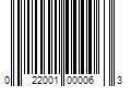 Barcode Image for UPC code 022001000063