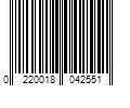 Barcode Image for UPC code 0220018042551