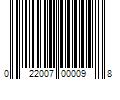 Barcode Image for UPC code 022007000098