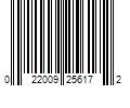 Barcode Image for UPC code 022009256172